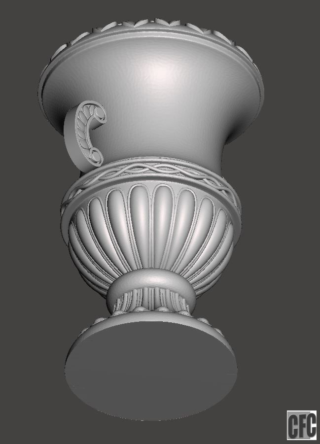 WoodCarving detail - 3d model for CNC - WCCFC0S 3D model_4