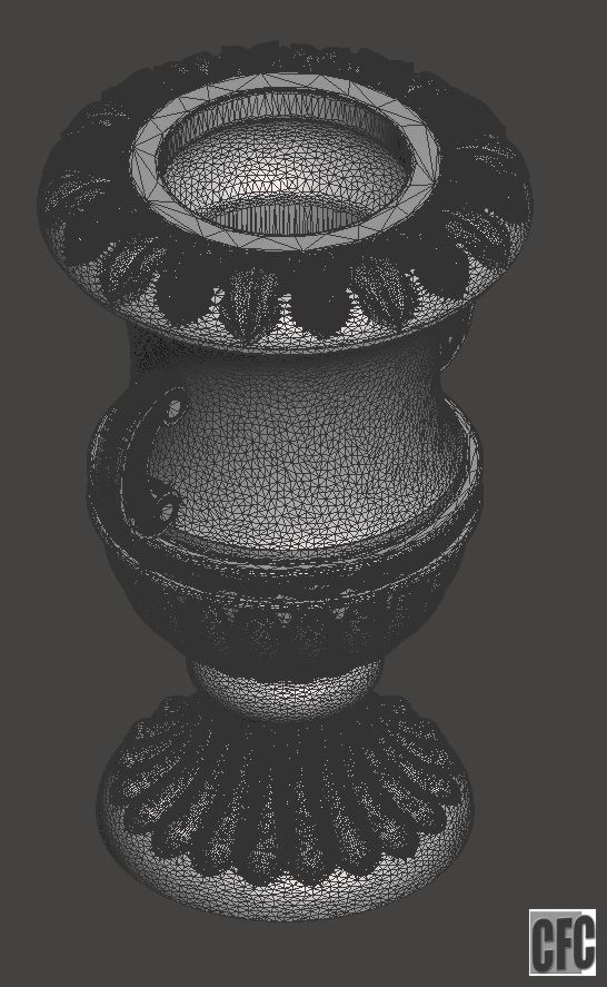 WoodCarving detail - 3d model for CNC - WCCFC0S 3D model_12