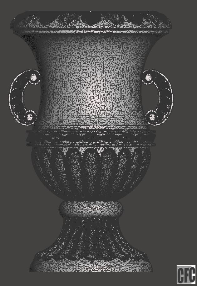 WoodCarving detail - 3d model for CNC - WCCFC0S 3D model_11