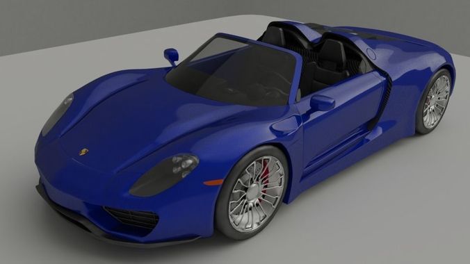 Porsche 918 spyder 3D model