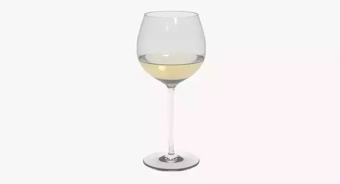 Glass Riedel Superleggero Oaked Chardonnay With Wine