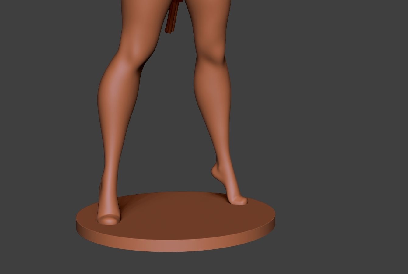 Woman Gun 3D print model_8