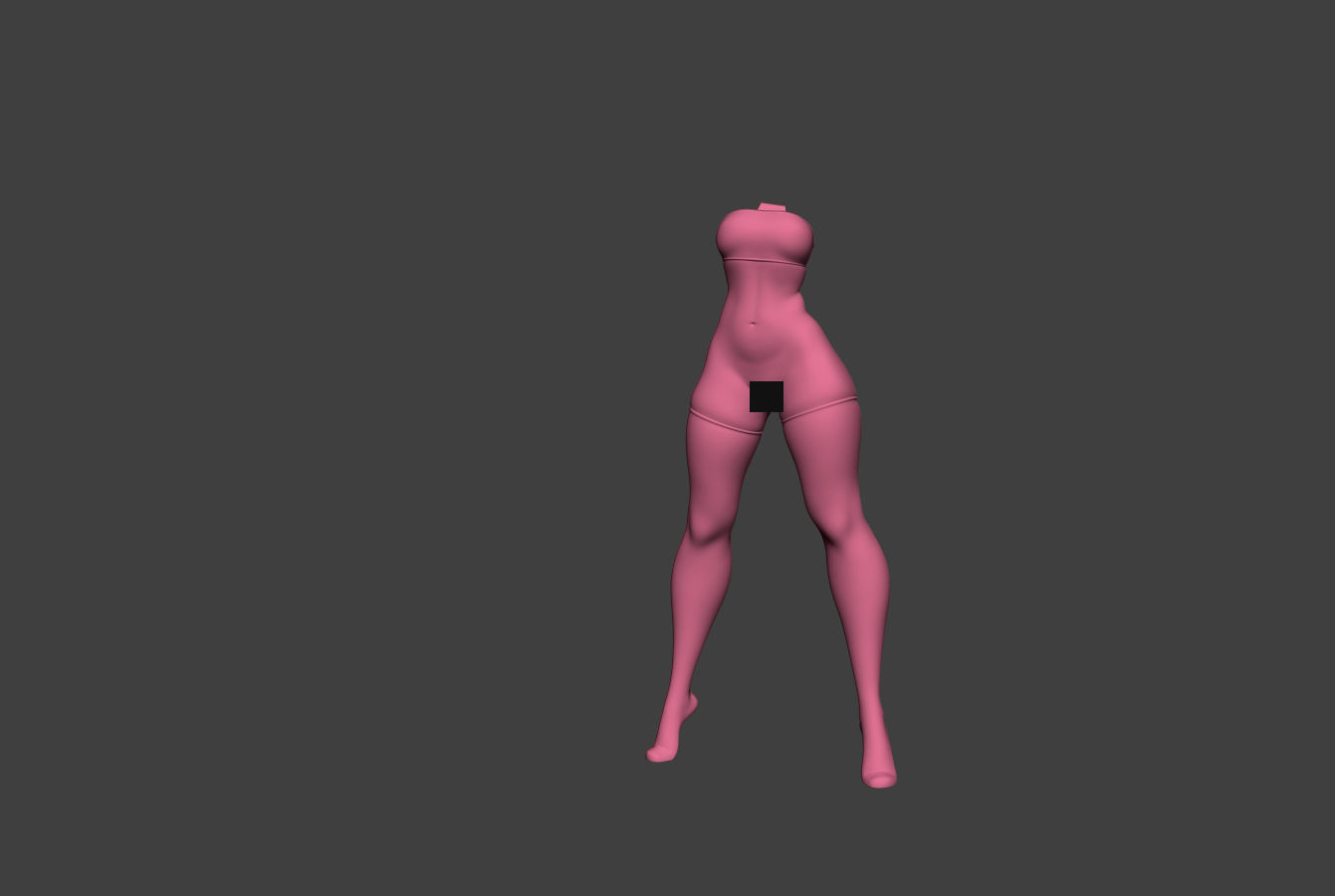 Woman Gun 3D print model_19