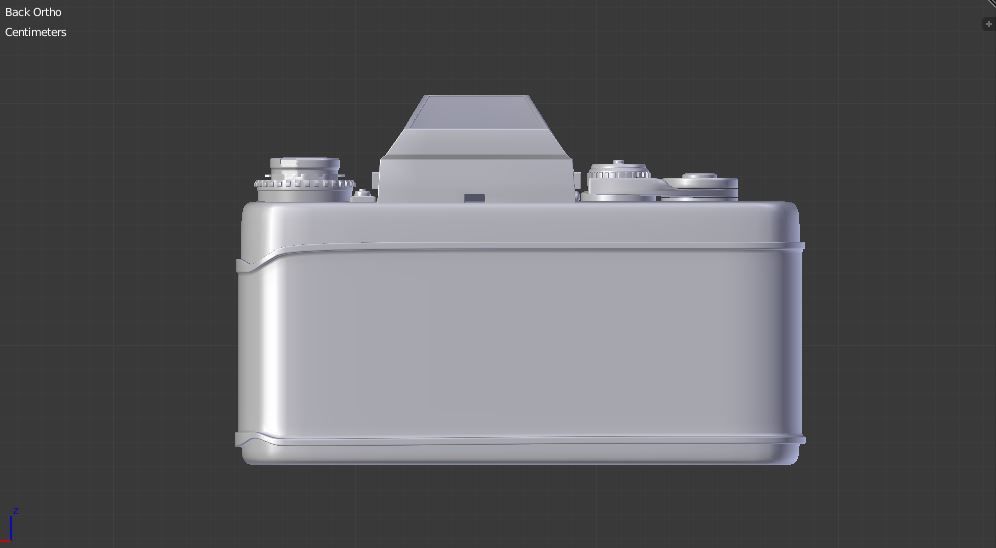 Nikon F3 3D model_9