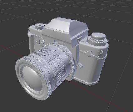 Nikon F3 3D model_11