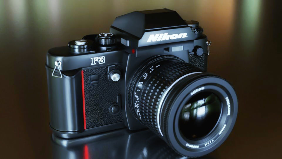 Nikon F3 3D model_7