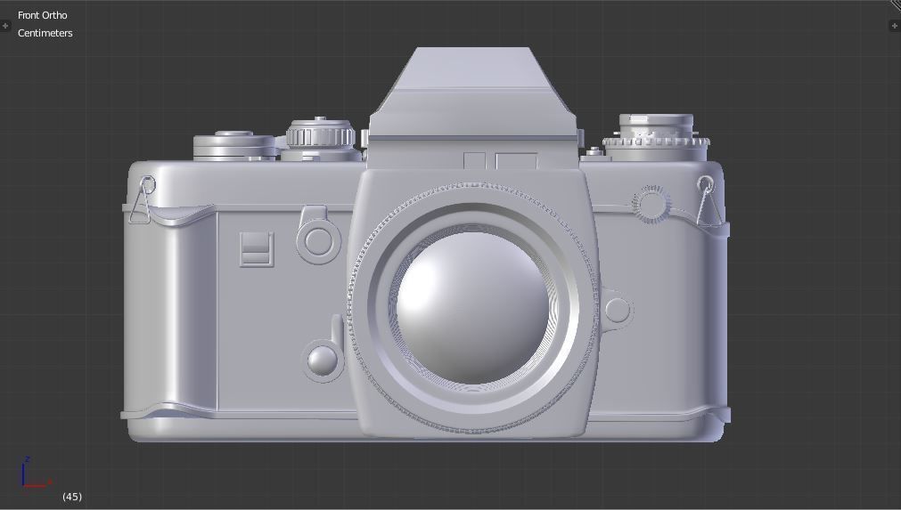 Nikon F3 3D model_2