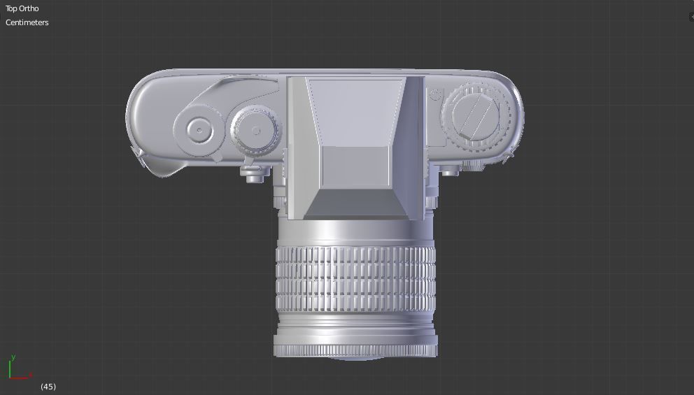 Nikon F3 3D model_4