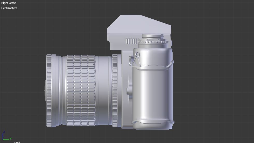 Nikon F3 3D model_6