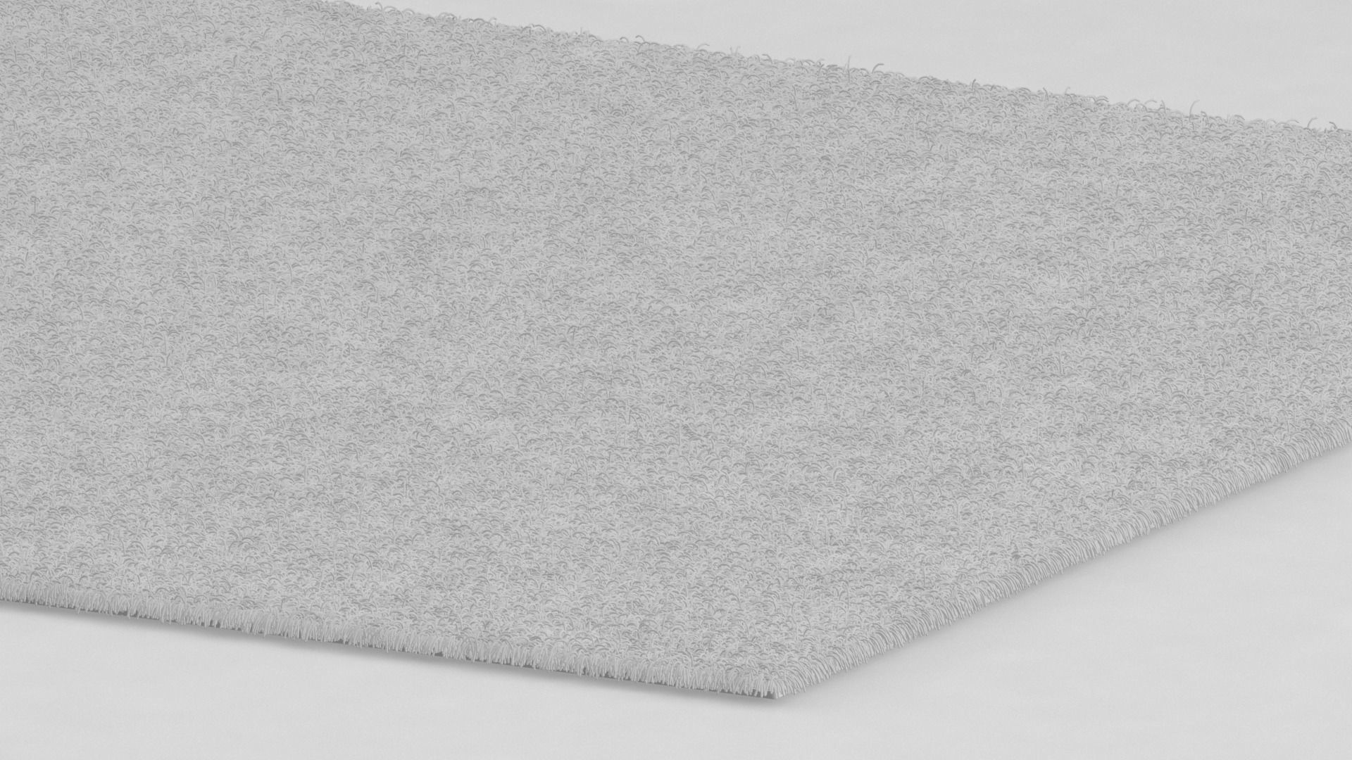 Carpet piece of paper Low-poly 3D model_2