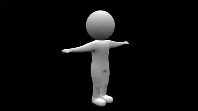 human base simple  Free low-poly 3D model