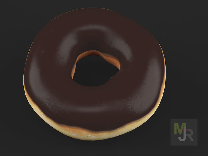 Donuts Pack 1 Low-poly 3D model 6