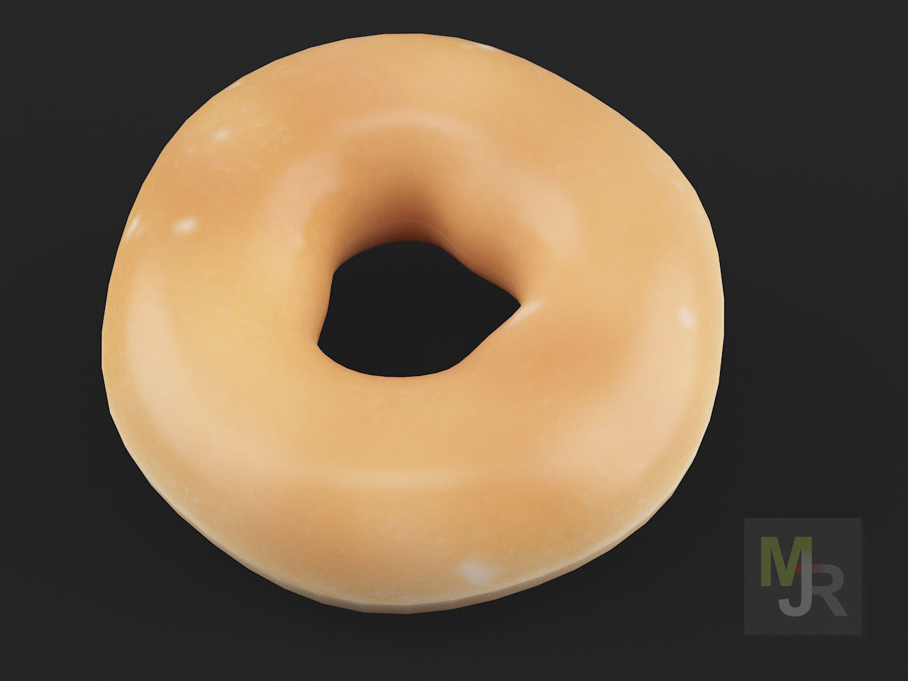 Donuts Pack 1 Low-poly 3D model_7