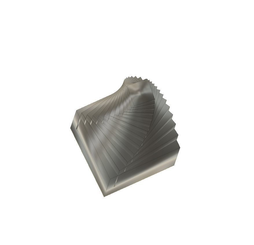 Twirling Tower Structure 3D print model_1
