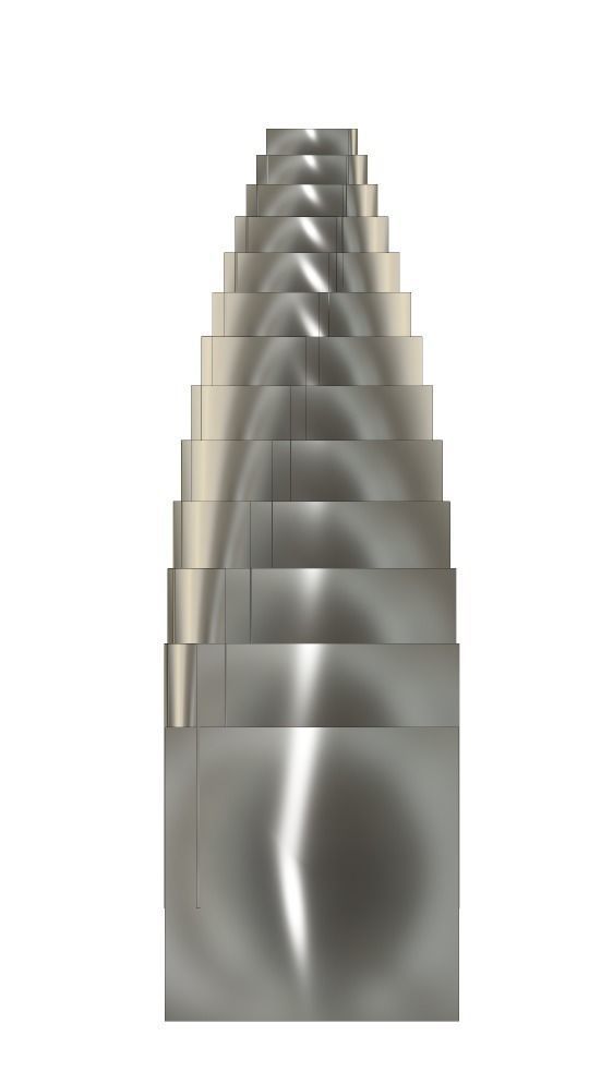 Twirling Tower Structure 3D print model_2