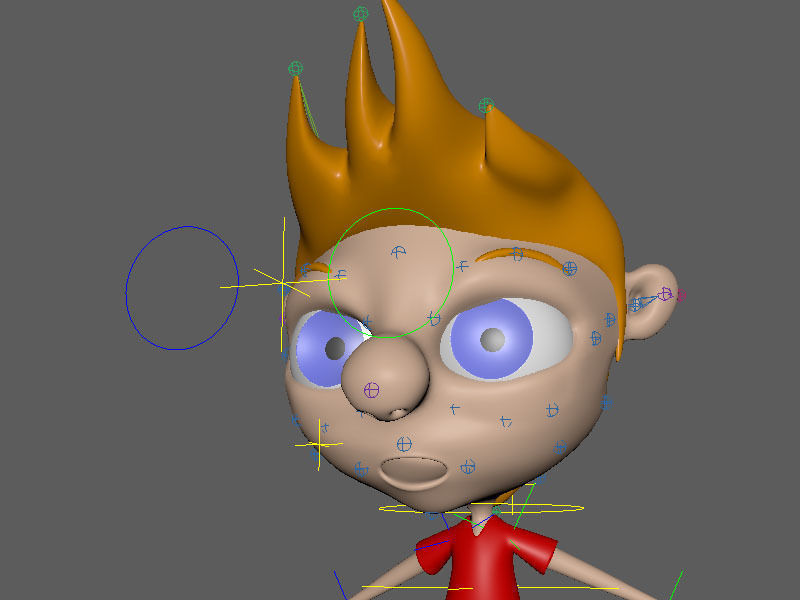 Rigged Character Low-poly 3D model_10