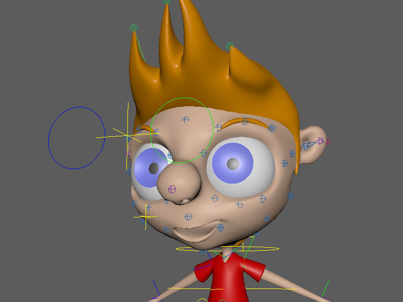 Rigged Character Low-poly 3D model_8