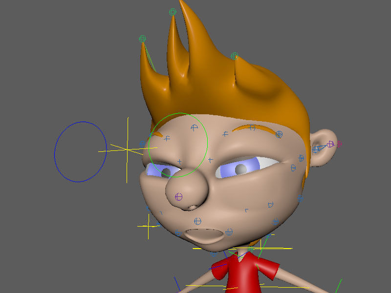 Rigged Character Low-poly 3D model_16