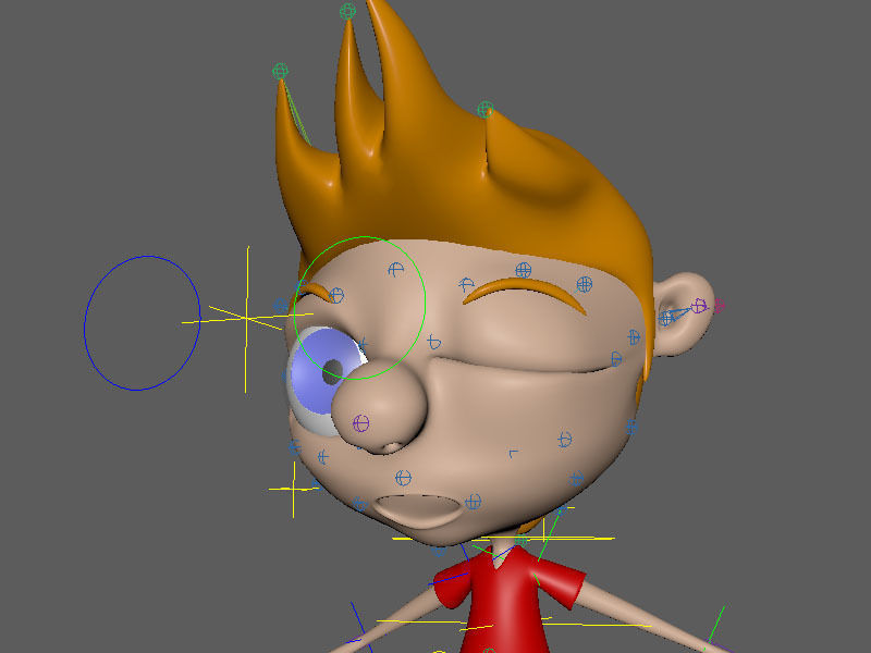 Rigged Character Low-poly 3D model_14