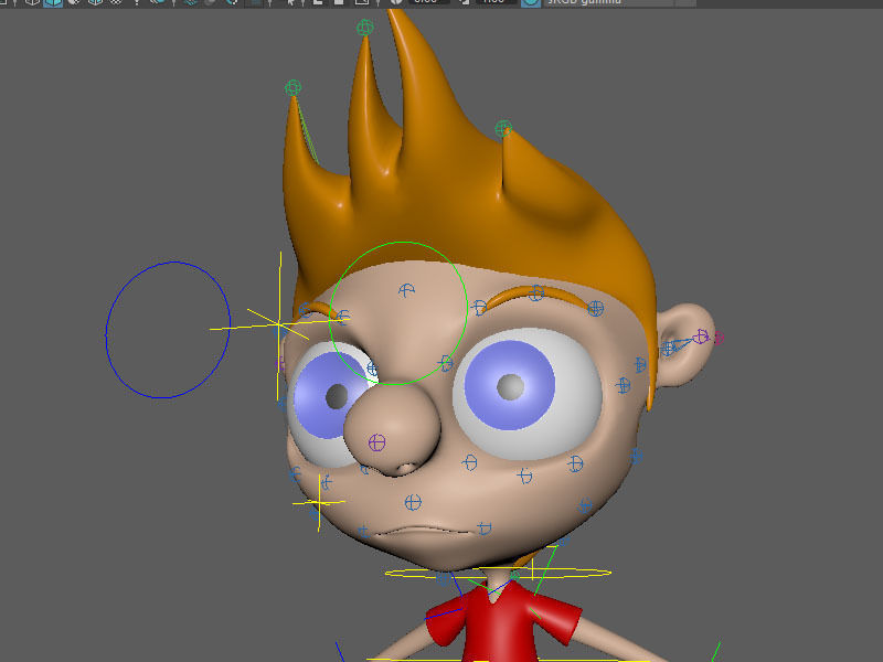 Rigged Character Low-poly 3D model_11
