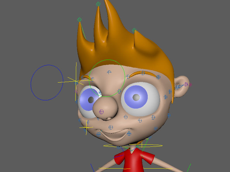 Rigged Character Low-poly 3D model_7