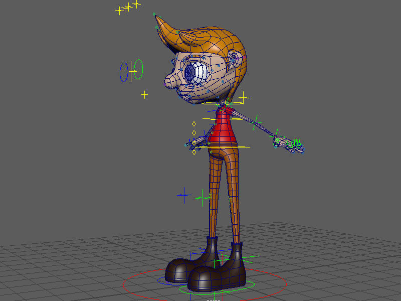 Rigged Character Low-poly 3D model_4