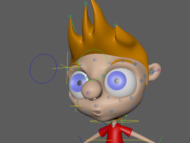 Rigged Character Low-poly 3D model_9