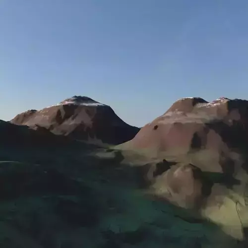 Landscape 01 Low-poly 3D model