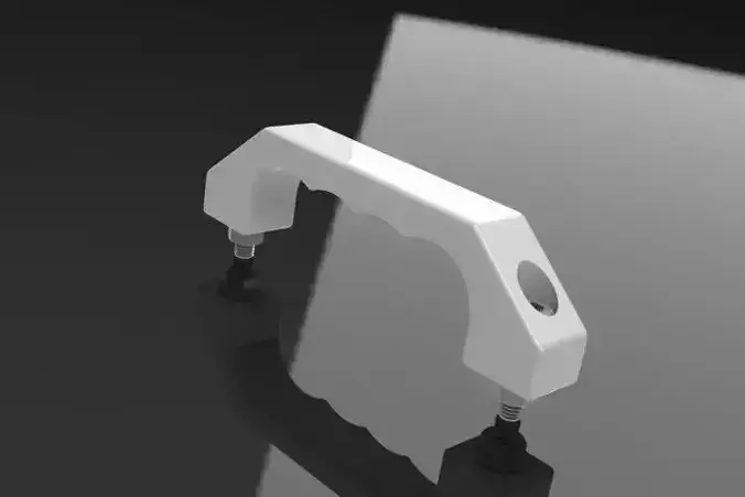 Handle plastic Free 3D model