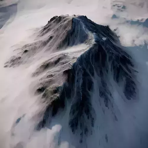 Landscape 09 Low-poly 3D model