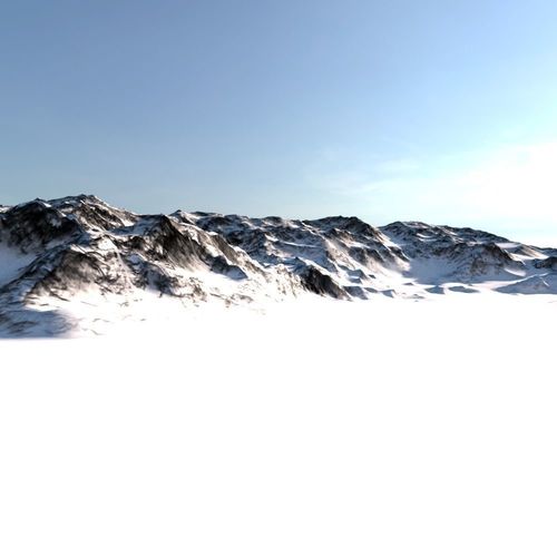 landscape 12 Low-poly 3D model