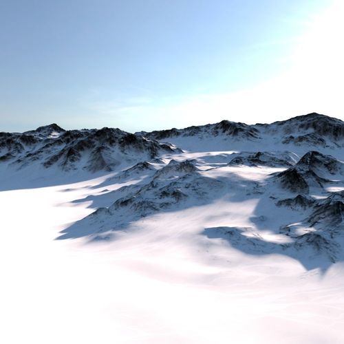 landscape 14 Low-poly 3D model