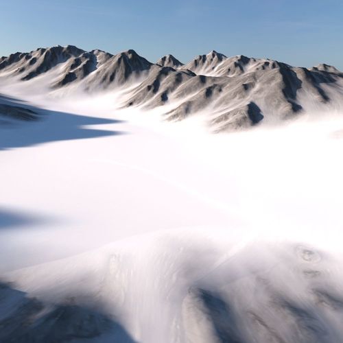 landscape 18 Low-poly 3D model