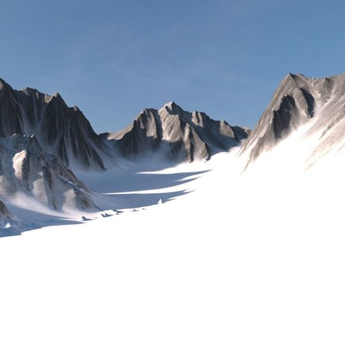 landscape 19 Low-poly 3D model