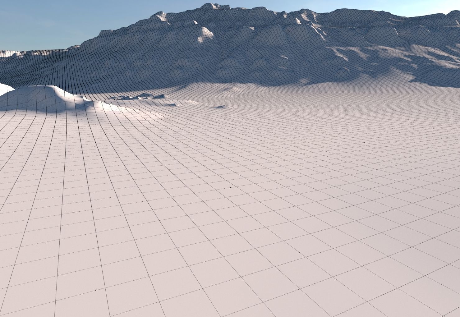 landscape 22 Low-poly 3D model_5