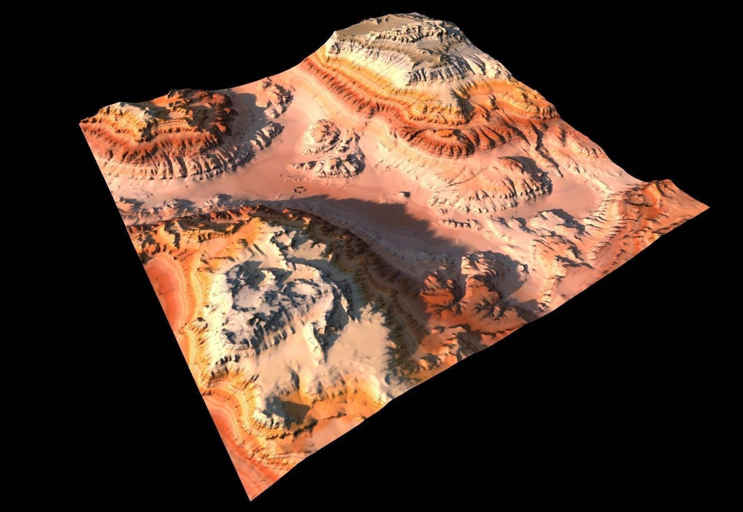 landscape 22 Low-poly 3D model_1