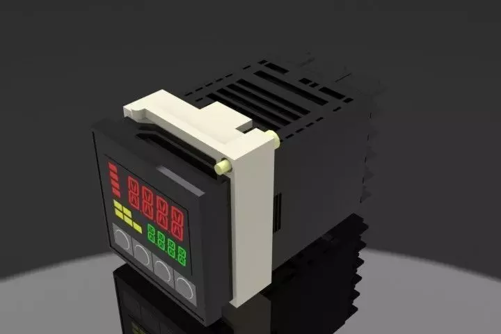 OMRON Temperature Display Free 3D model_0