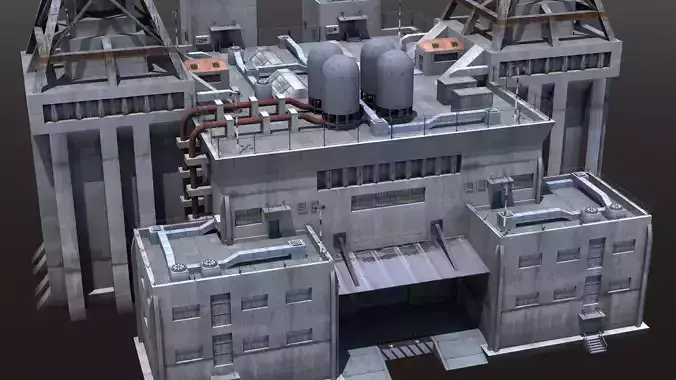 Factory Building - Industrial - Powerplant