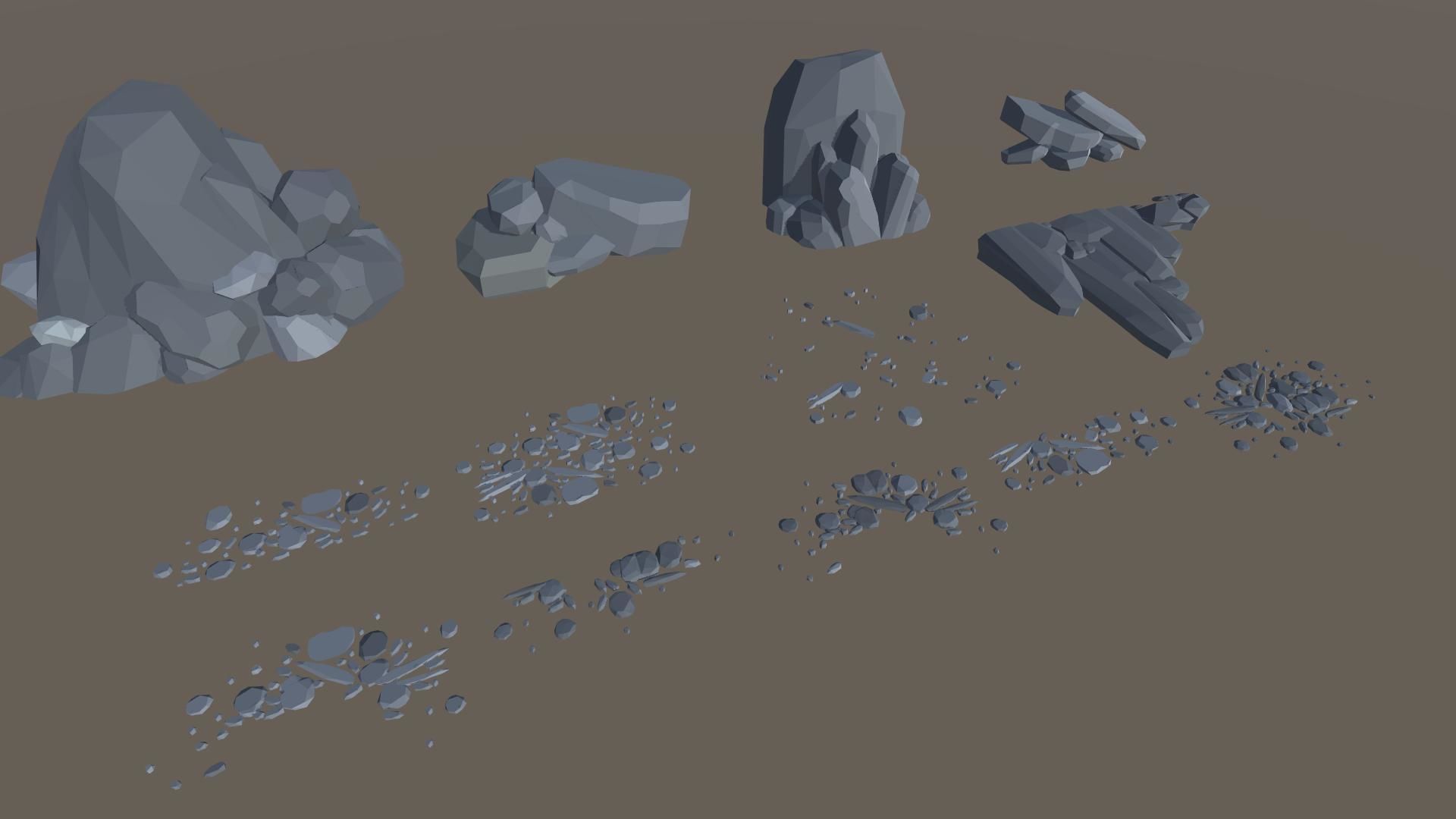 Stylized Swamp art game Unity asset pack  Low-poly 3D model_31