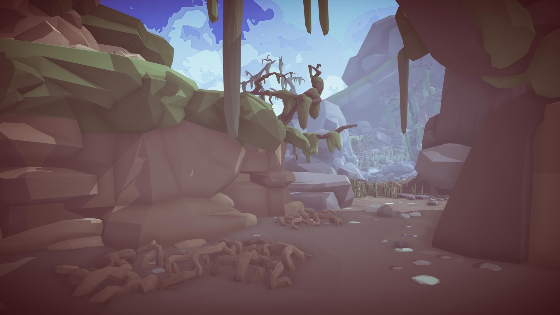 Stylized Swamp art game Unity asset pack  Low-poly 3D model_18
