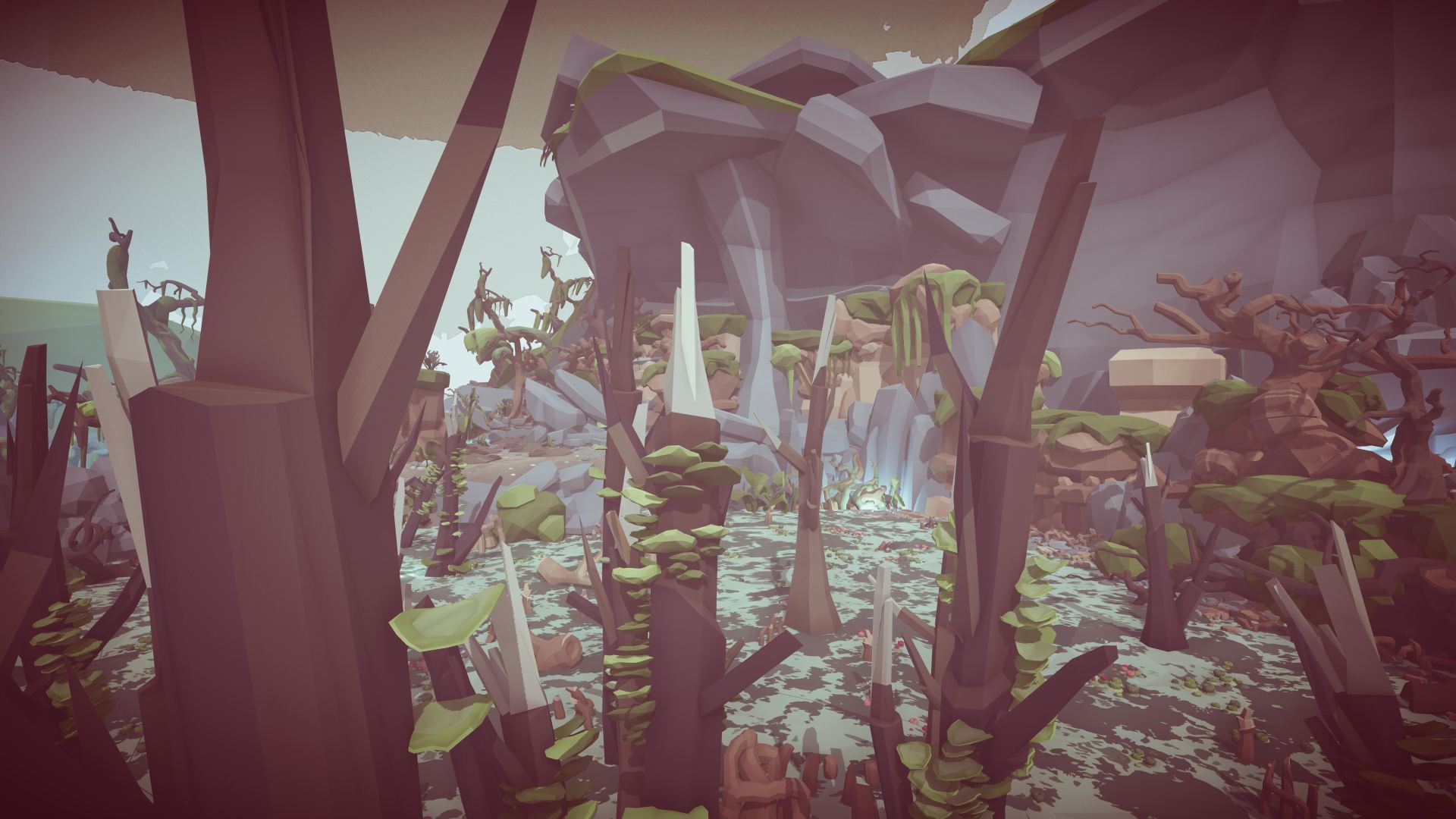 Stylized Swamp art game Unity asset pack  Low-poly 3D model_21