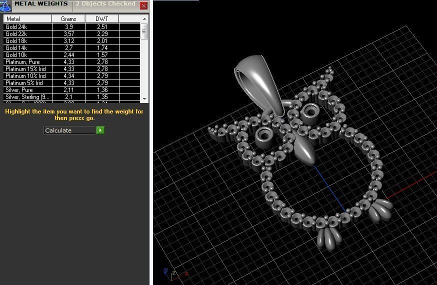 Pendant Owl 3D print model_1