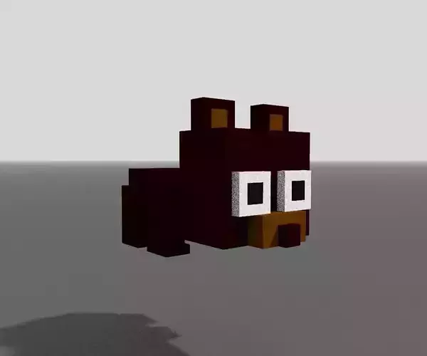 Voxel Baby Bear