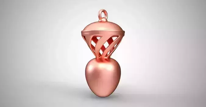 Tornado Necklace 3D print model