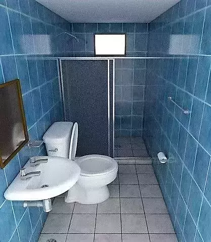 Realistic Bathroom toilet - toilet