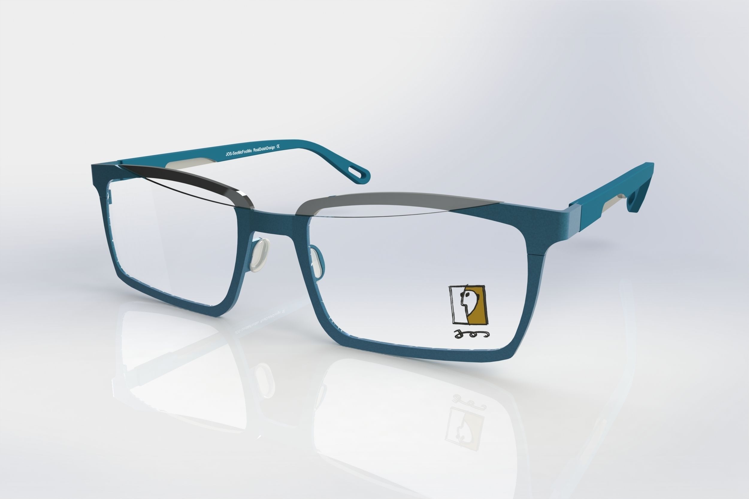 Optical frame 1 3D model_3