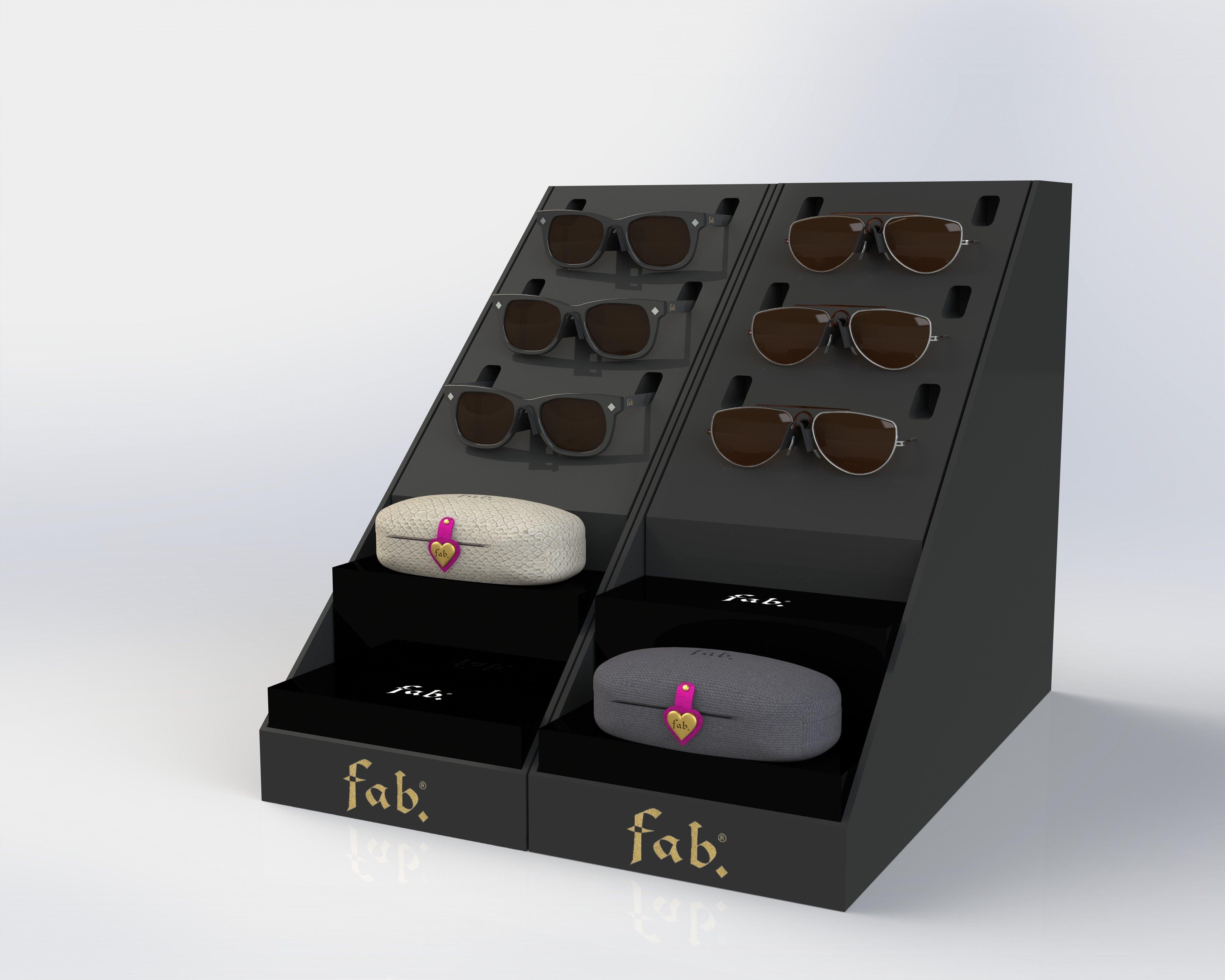 Wayfarer sunglasses Free 3D model_5