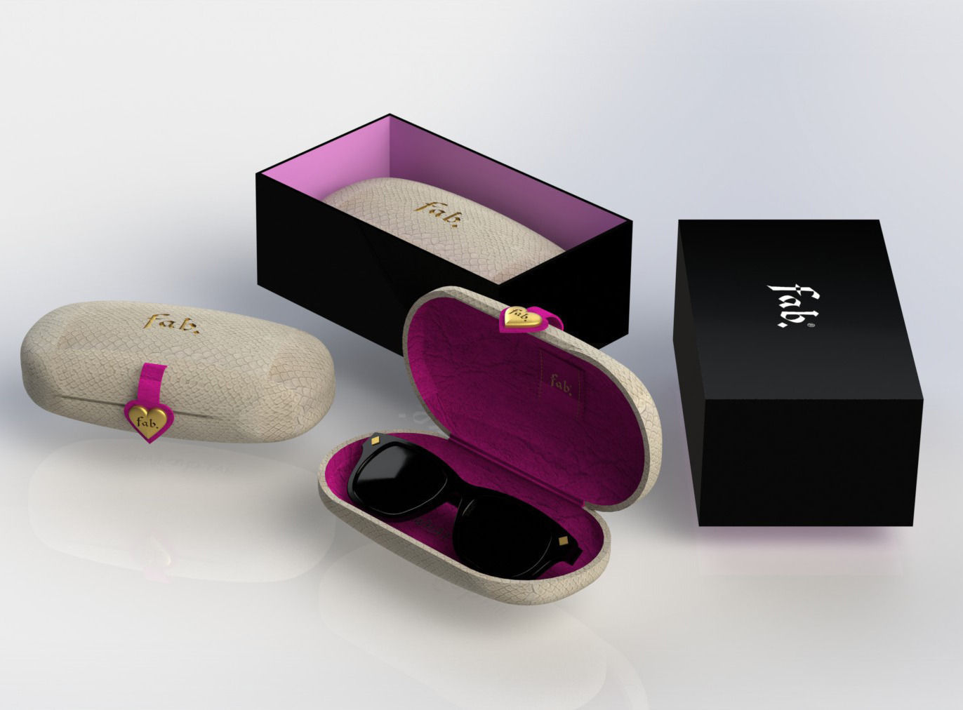 Wayfarer sunglasses Free 3D model_7