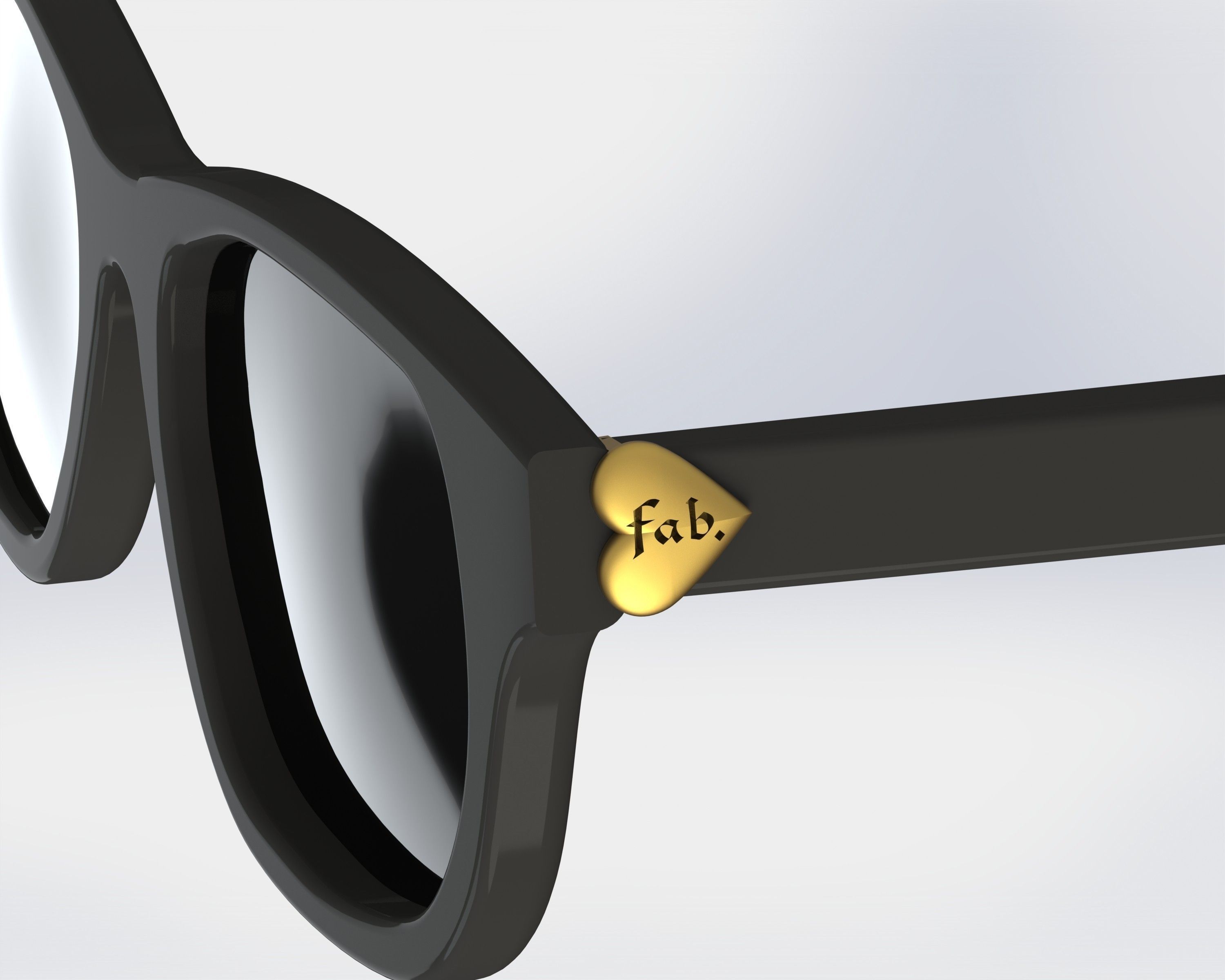 Wayfarer sunglasses Free 3D model_13