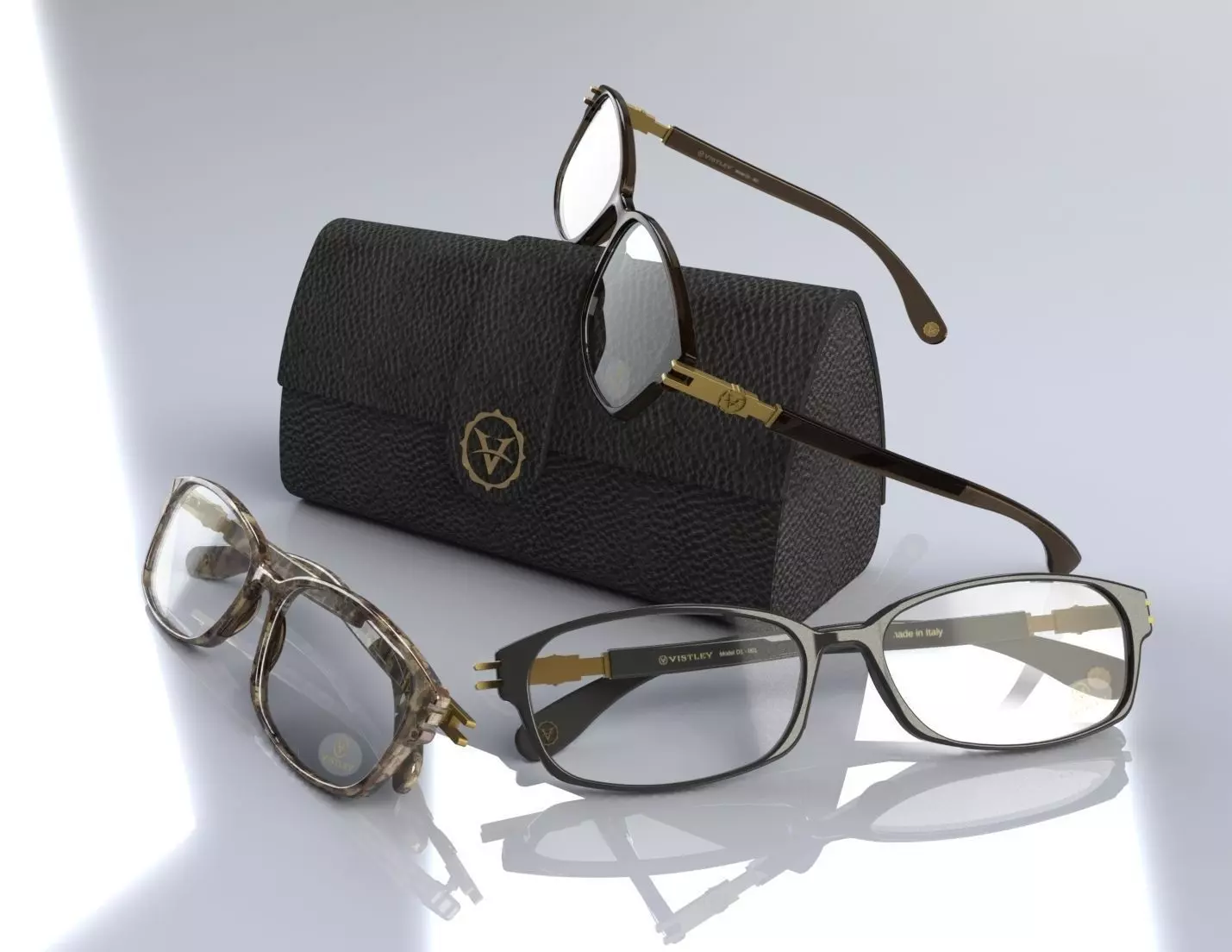 Optical eyewear frame 3D model